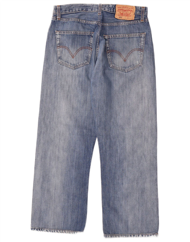 Blugi drepti pentru bărbați Levi's 501 W33 L27 Bumbac albastru