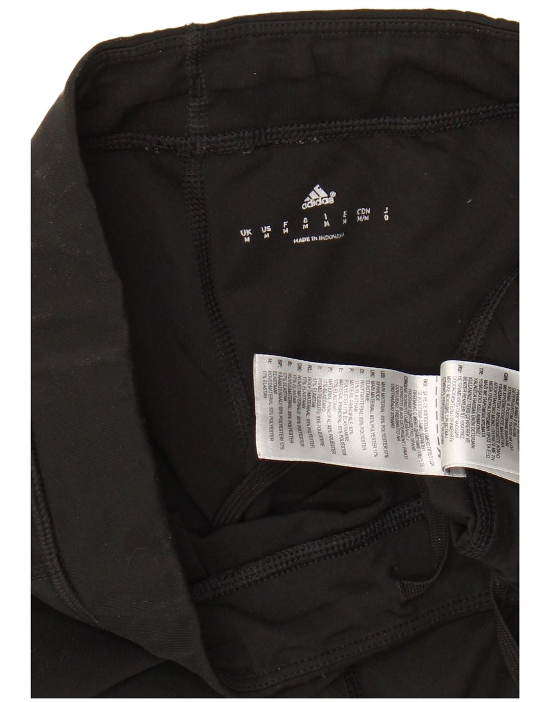 Leggings pentru femei Adidas UK 12 Poliester mediu negru