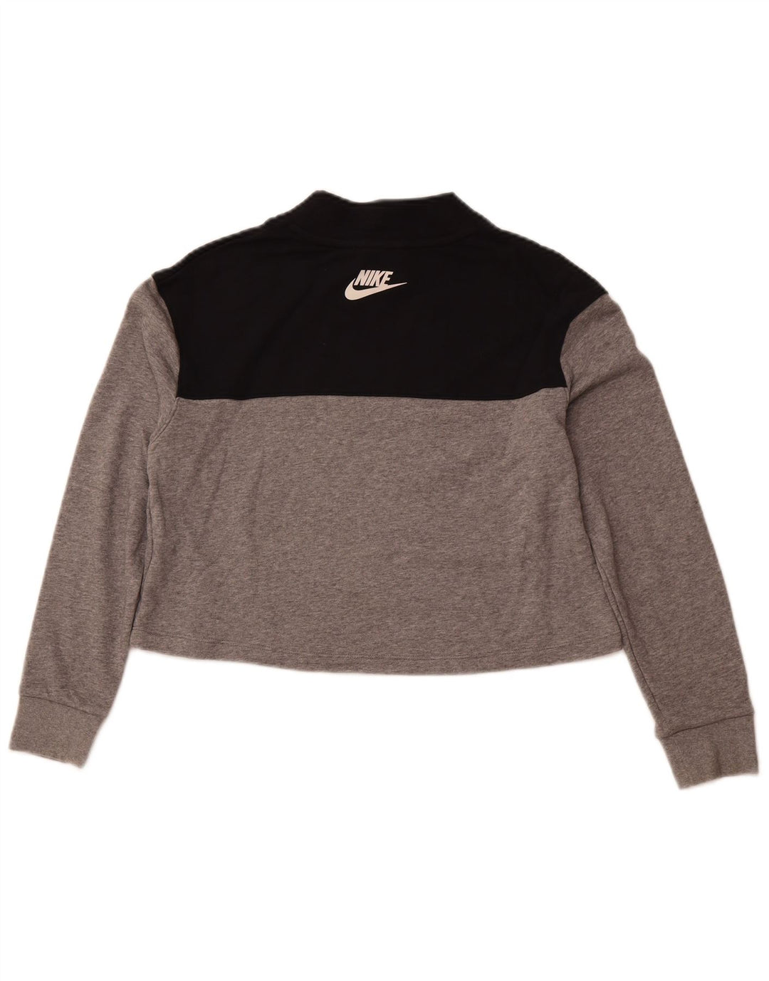 Pulover NIKE pentru fete Crop Standard Fit 13-14 ani XL gri