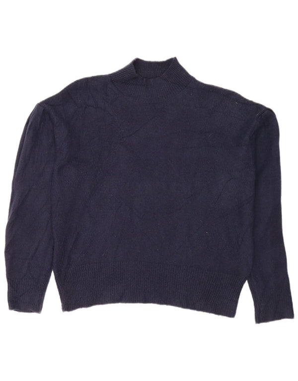 Pulover cu gât țestoasă pentru femei Marks & Spencer UK 14 Medium Bleumarin