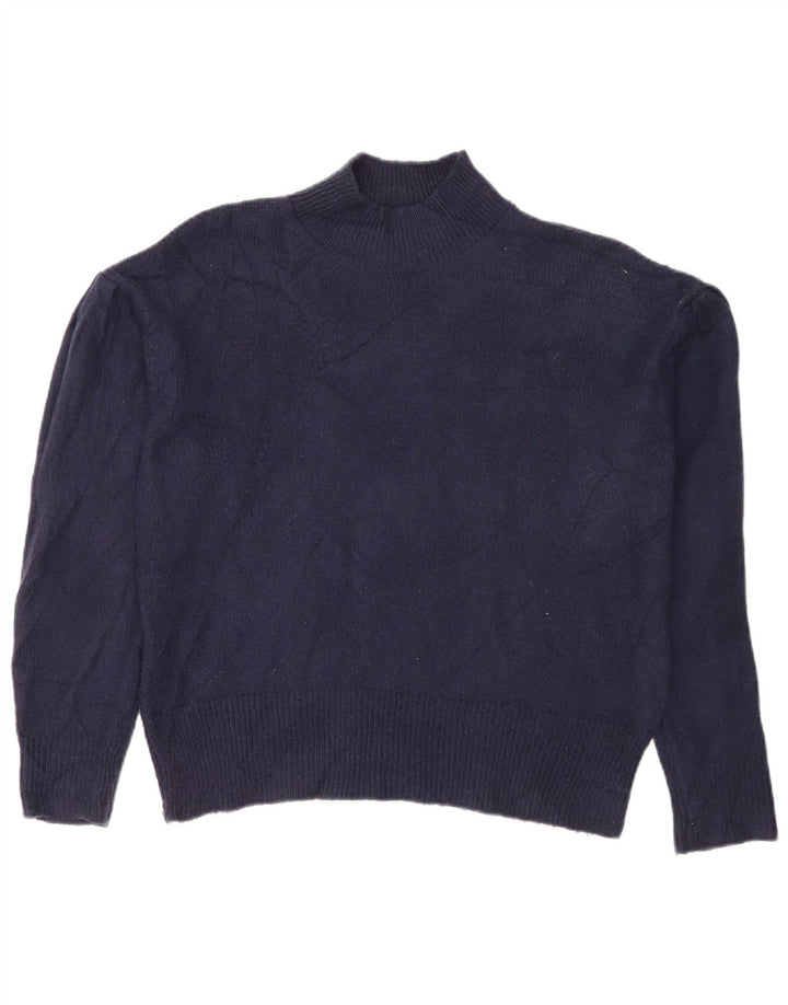 Pulover cu gât țestoasă pentru femei Marks & Spencer UK 14 Medium Bleumarin
