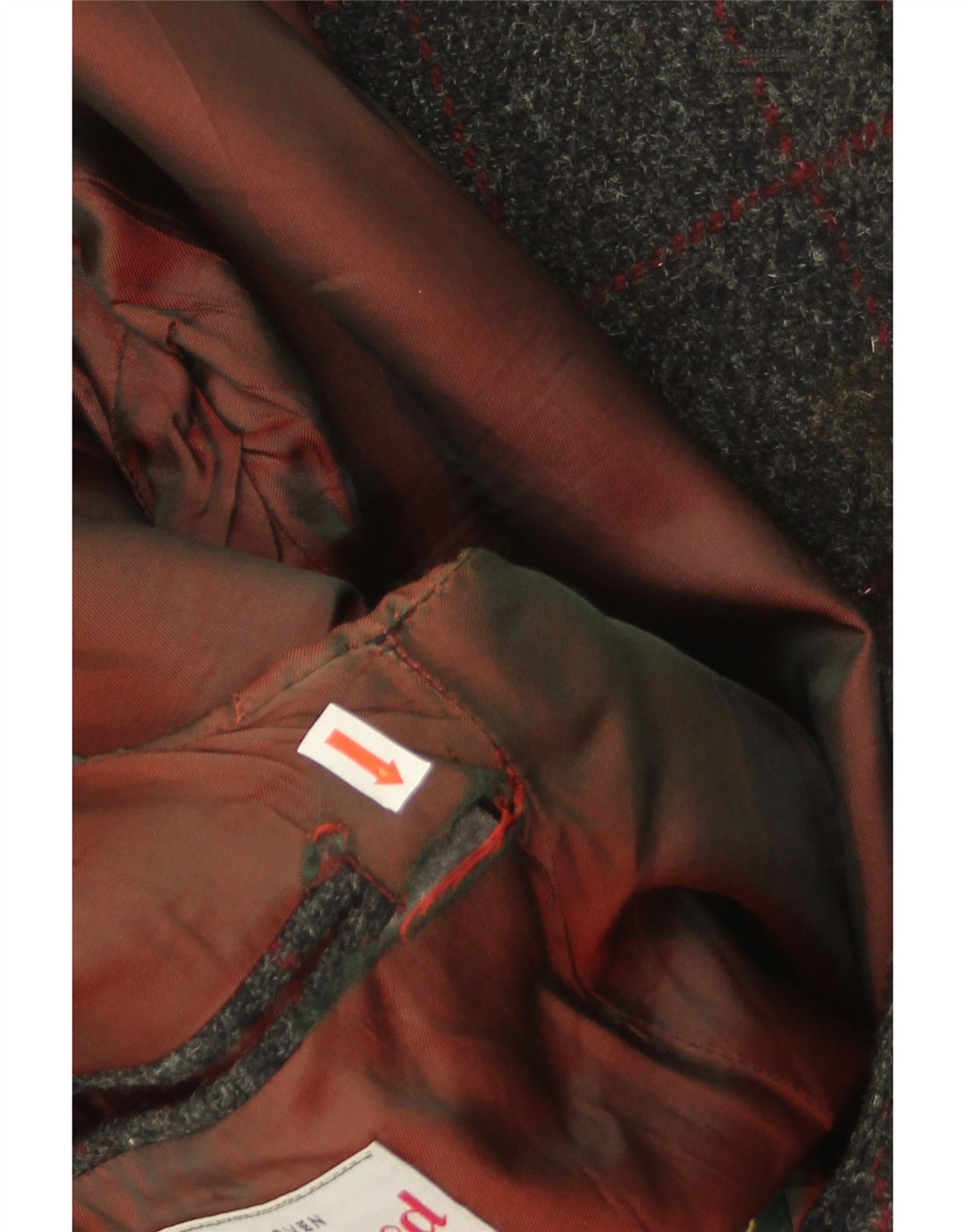 Jachetă pentru bărbați Scirocco Harris Tweed cu 2 nasturi, UK 40, mare, cu carouri gri