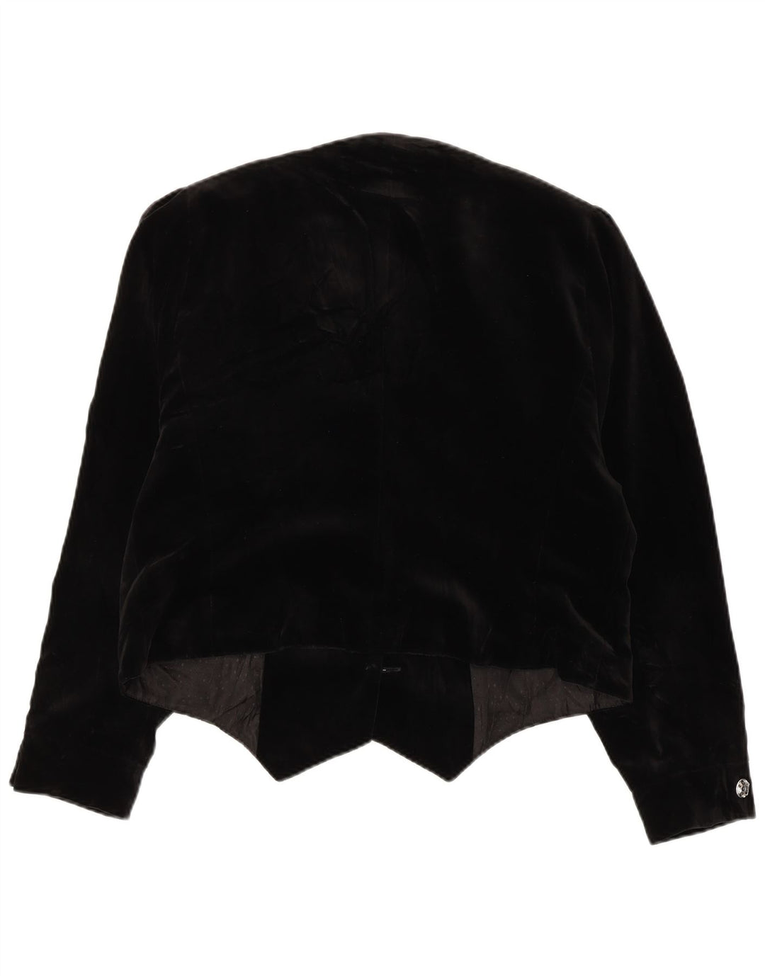 HAMMERSCHMID Jachetă pentru femei din catifea cu 3 nasturi, EU 42, bumbac negru mare