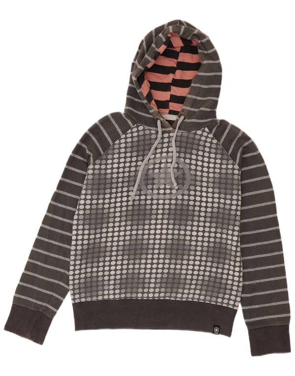 Pulover pentru damă Converse Graphic Hoodie UK 14 mare, gri, geometric, bumbac
