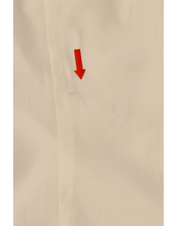 FERRE Womens Pullover Shirt Blouse UK 18 XL  Off White Acetate Vintage Ferre and Second-Hand Ferre from Messina Hembry 