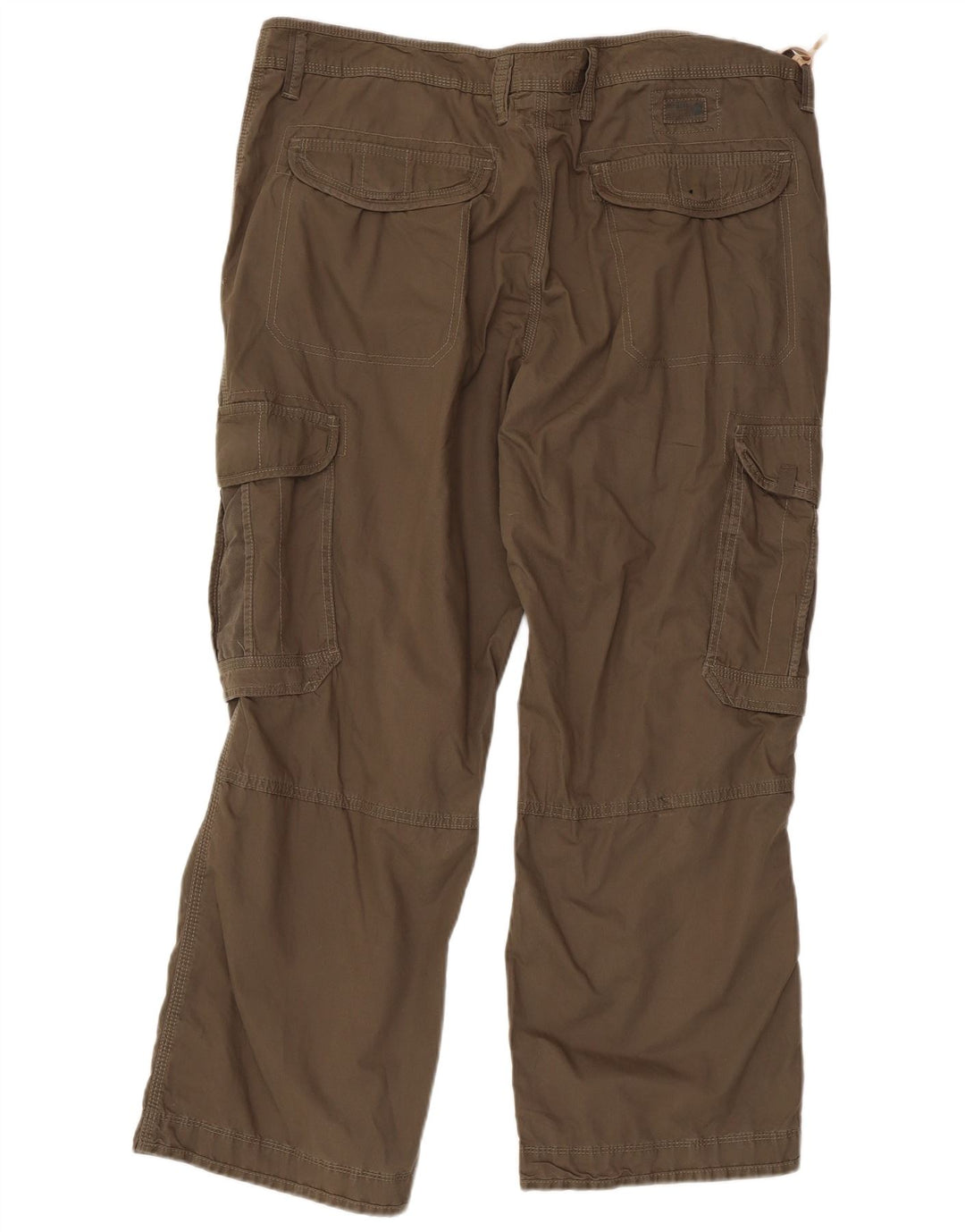 Pantaloni cargo drepti pentru bărbați Marks & Spencer W40 L29 bumbac maro