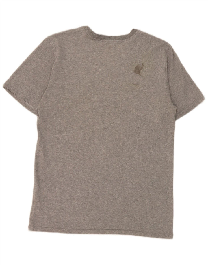 Tricou grafic Nike Dri Fit pentru bărbați Top mic, gri, bumbac