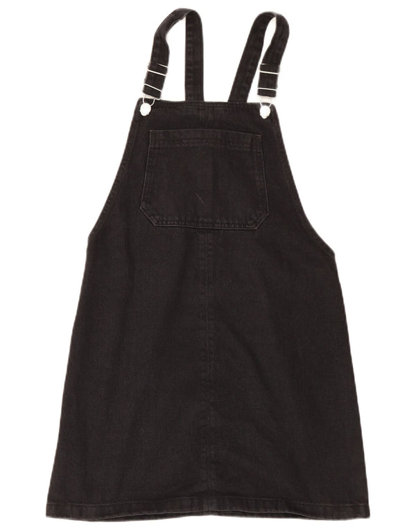 Topshop rochie salopetă din denim pentru femei UK 8, poliester negru mic