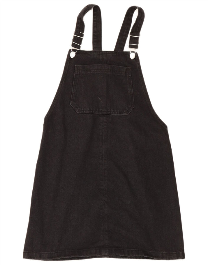Topshop rochie salopetă din denim pentru femei UK 8, poliester negru mic