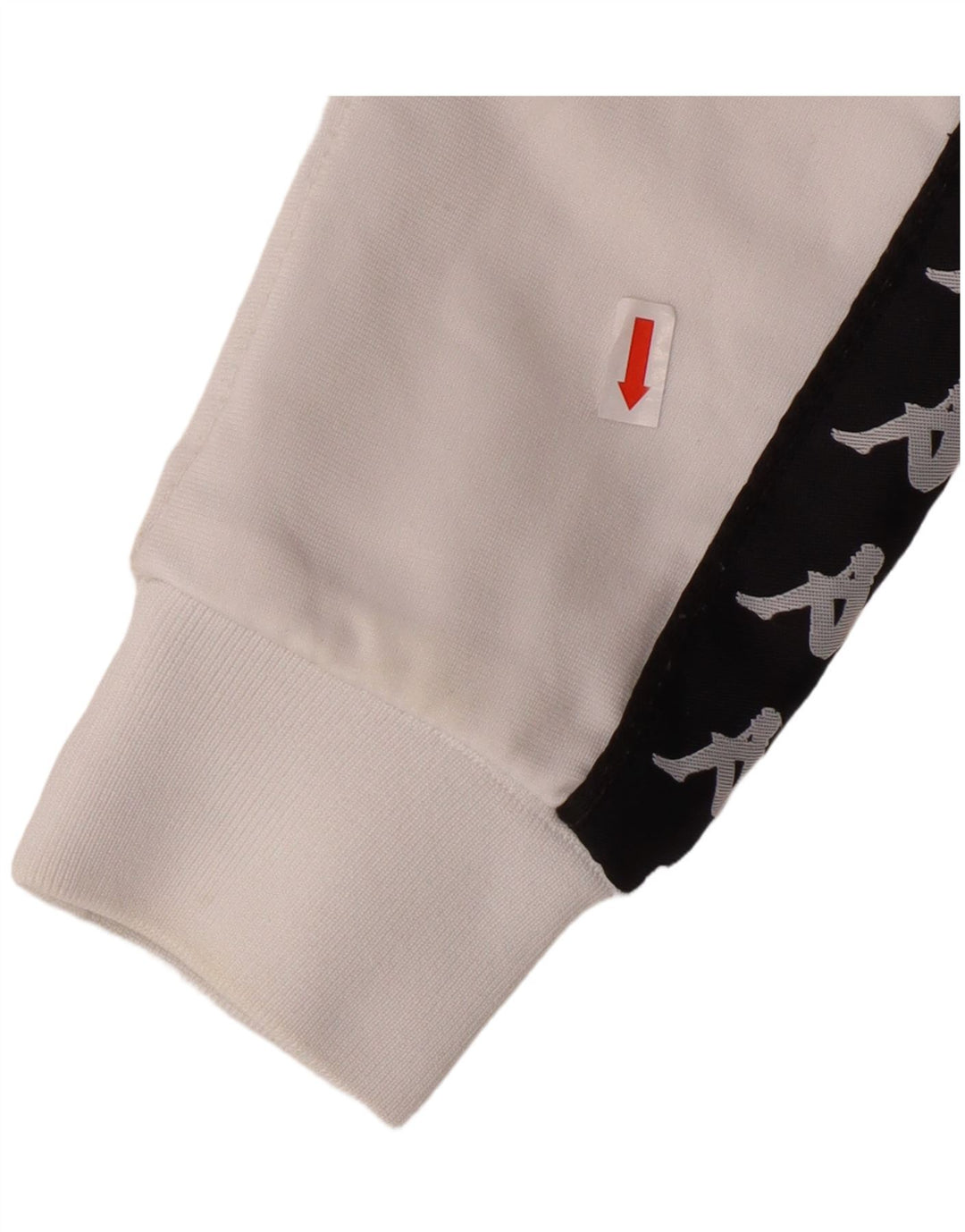 Jachetă de top pentru trening grafic KAPPA pentru fete 11-12 ani mic alb