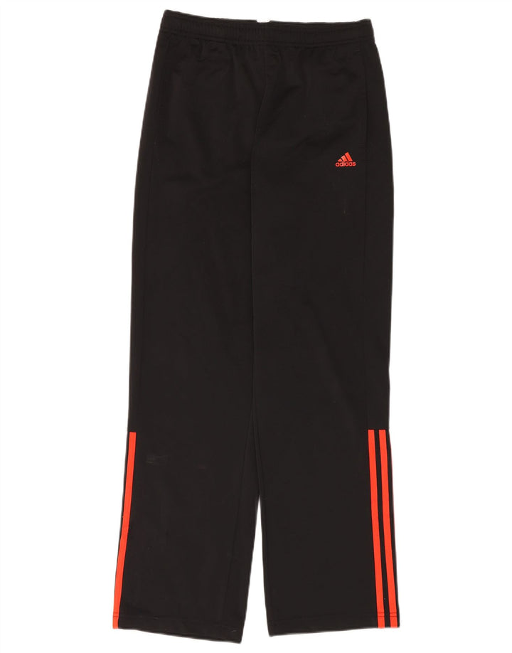 Pantaloni de trening Adidas baieti 13-14 ani poliester negru
