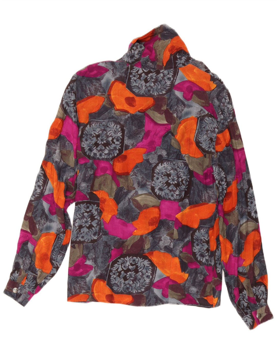 Bluză cămașă Saint Andrews pentru femei UK 14 Medium Multicolor Floral Viscose