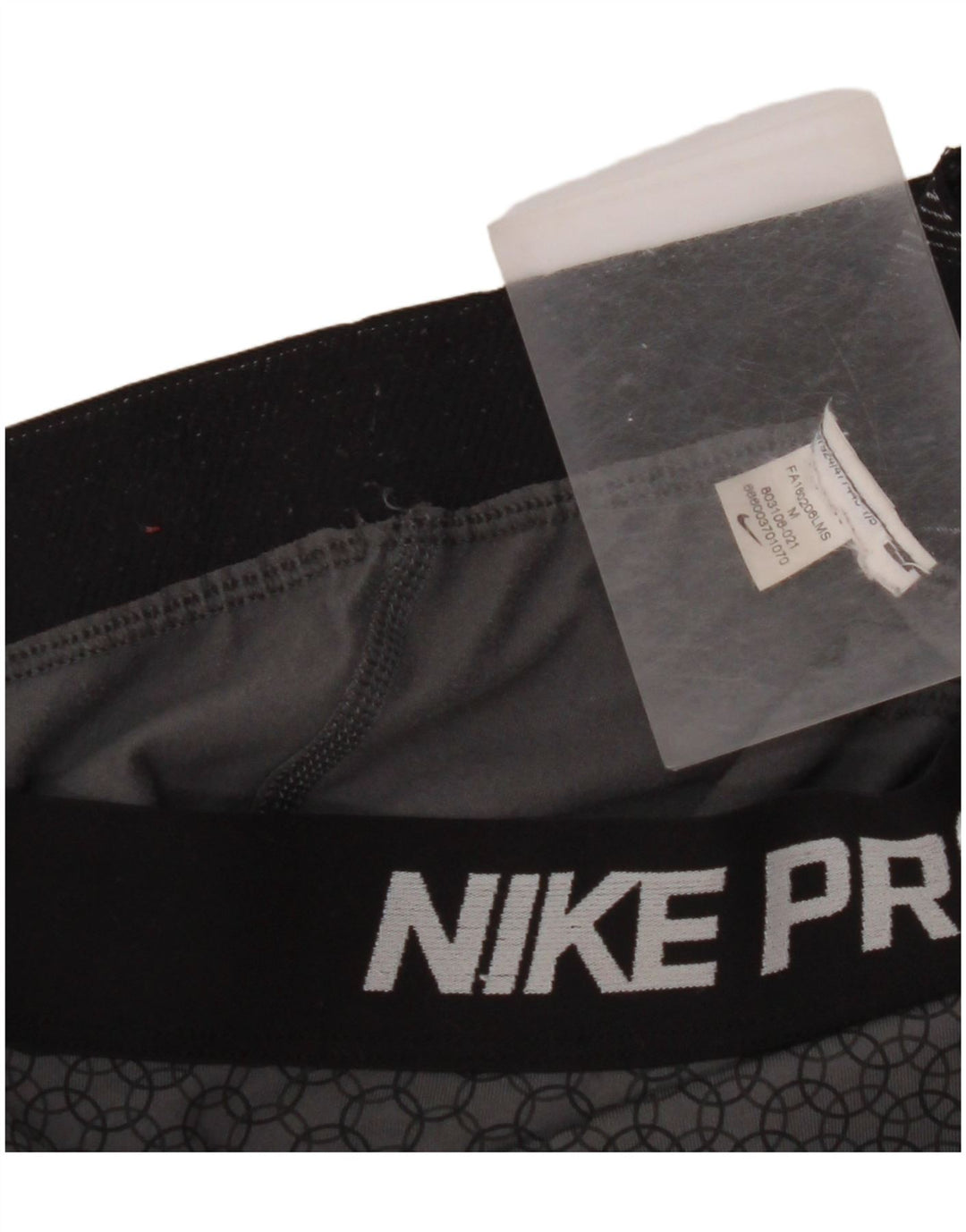 Leggings grafici pentru femei NIKE UK 12 Medium Gri Geometric