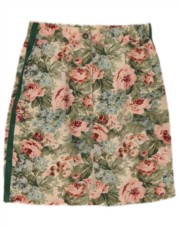 Fusta Mini Vintage Dama Mica W26 Multicolor Floral