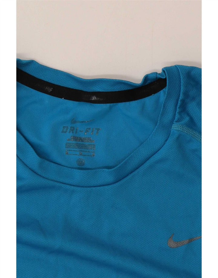 Tricou pentru bărbați Nike Dri Fit Top Medium Blue