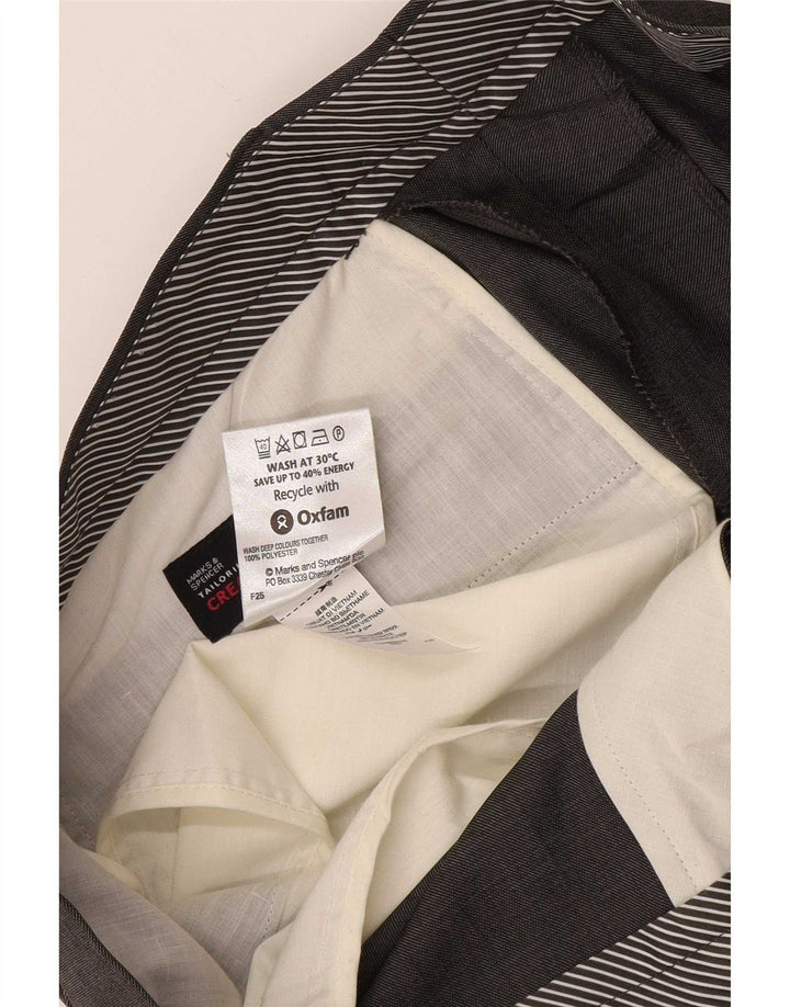 Marks & Spencer Pantaloni drepți pentru bărbați L38 L31 Poliester gri