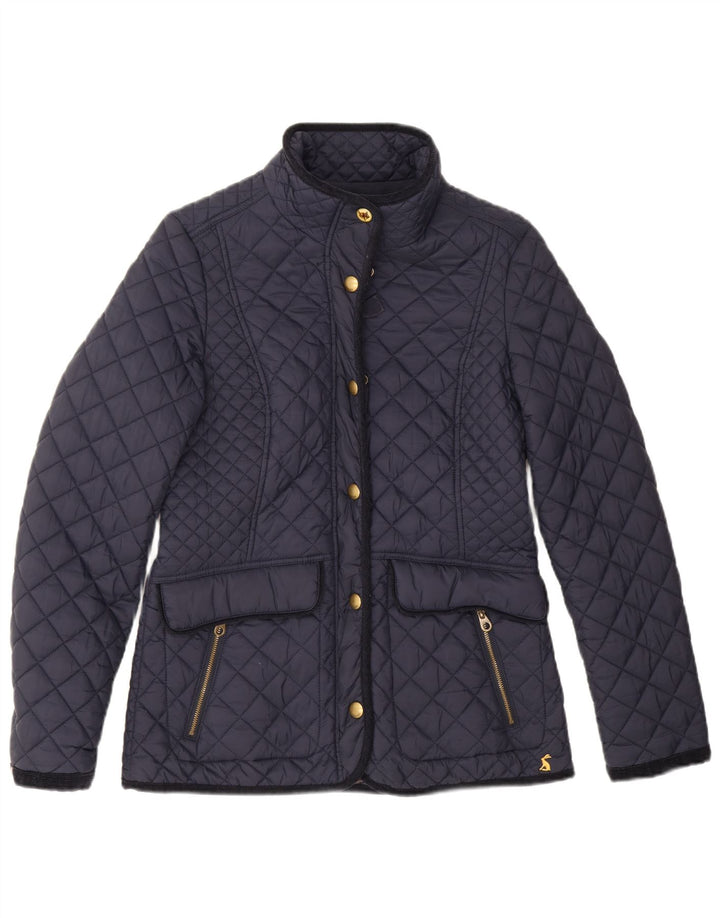 Jachetă matlasată Joules pentru femei UK 12 Medium Bleumarin Poliamidă