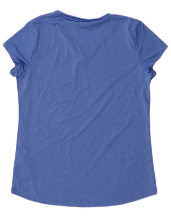 Tricou Puma Femei Top UK 12 Medium Blue Poliester