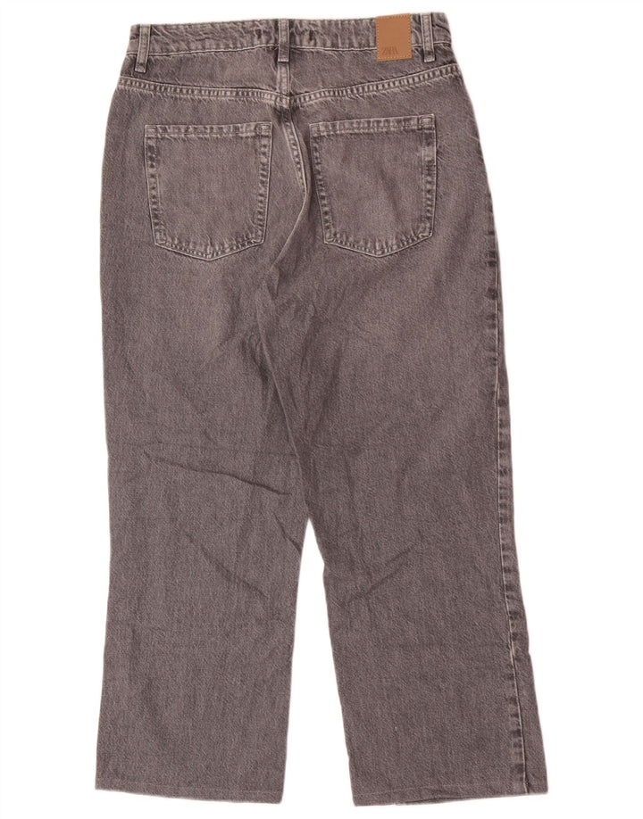 Blugi tăiați pentru femei Zara EU 40 Medium W30 L25 Bumbac gri