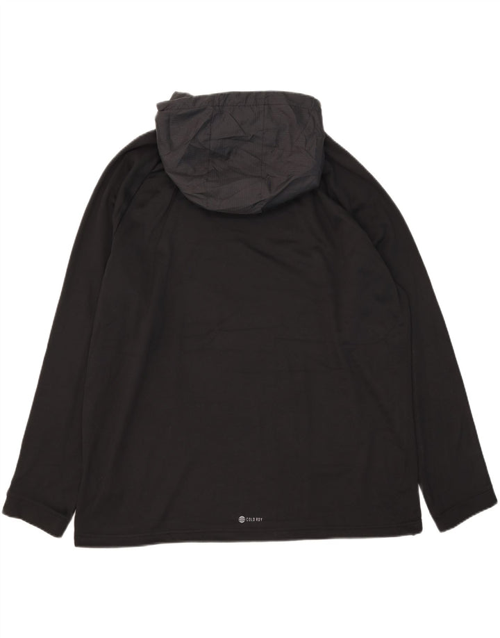Pulover Adidas Aeroready pentru bărbați, 2XL, poliester negru