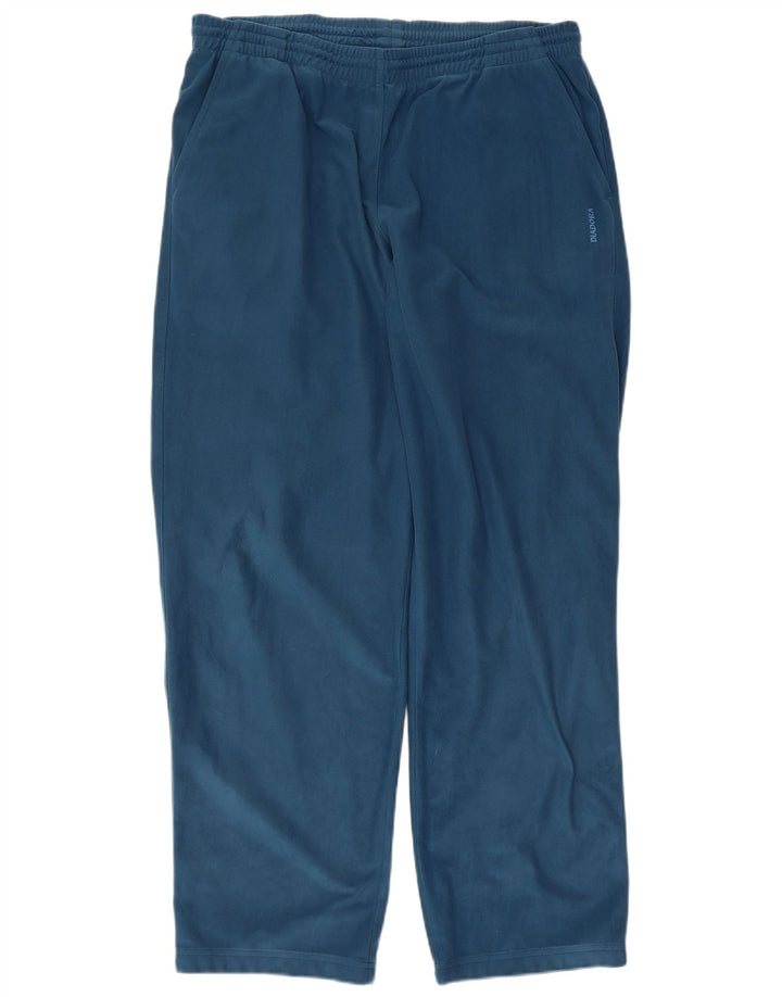 Pantaloni de trening Diadora pentru bărbați, mari, albastru, poliester