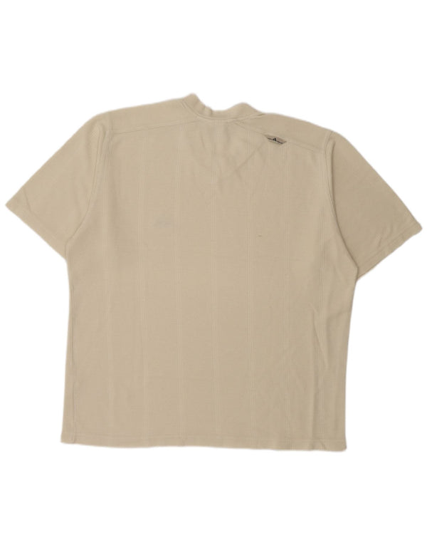 Tricou pentru bărbați ADIDAS Top UK 40/42 Medium Beige Bumbac