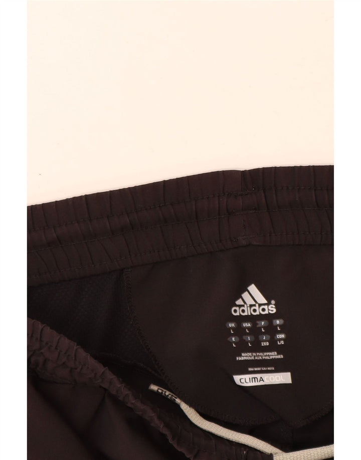 Pantaloni scurți sport pentru bărbați Adidas Climacool, mari, negru, poliester color bloc
