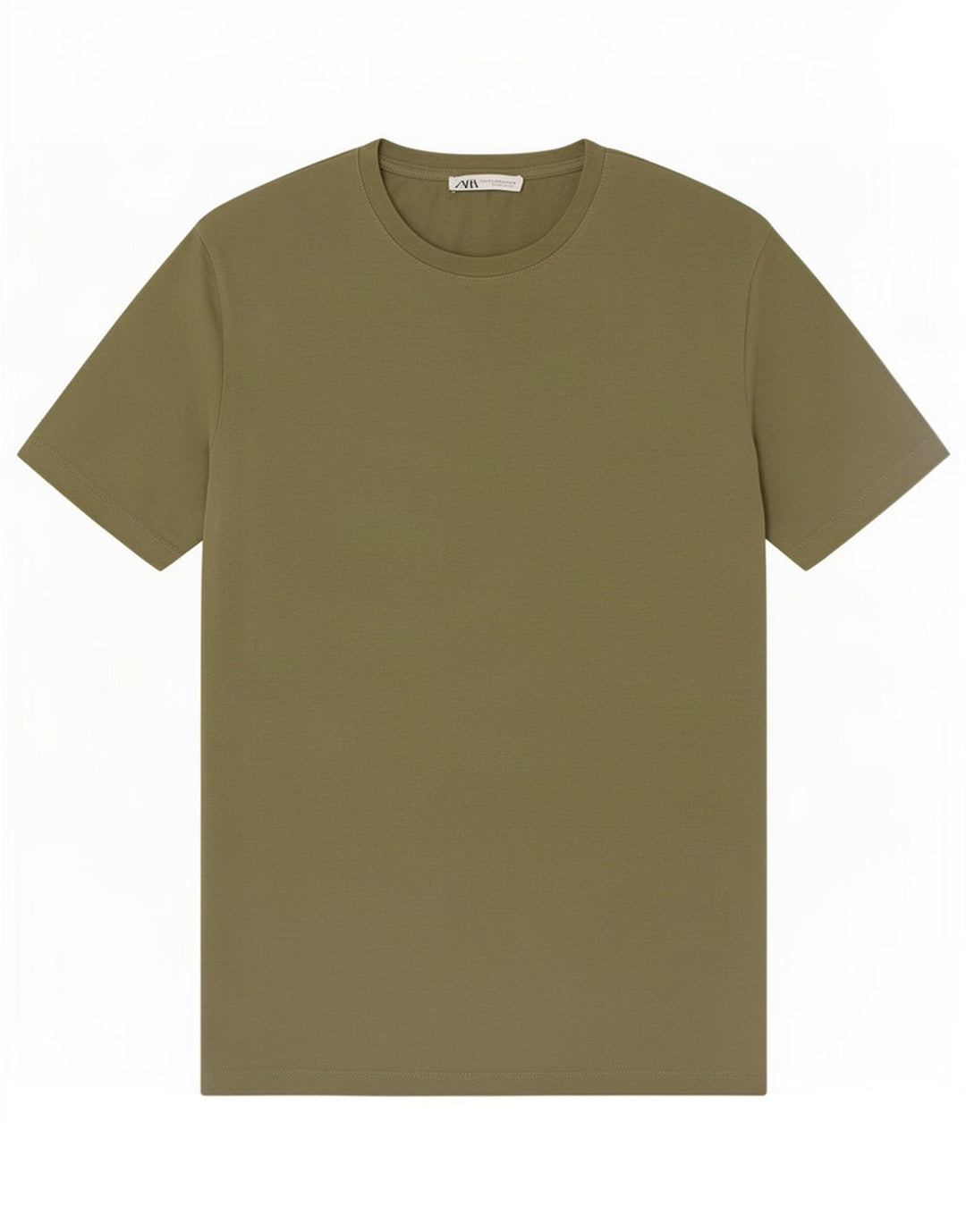 Tricou pentru bărbați Zara Top Mediu Kaki