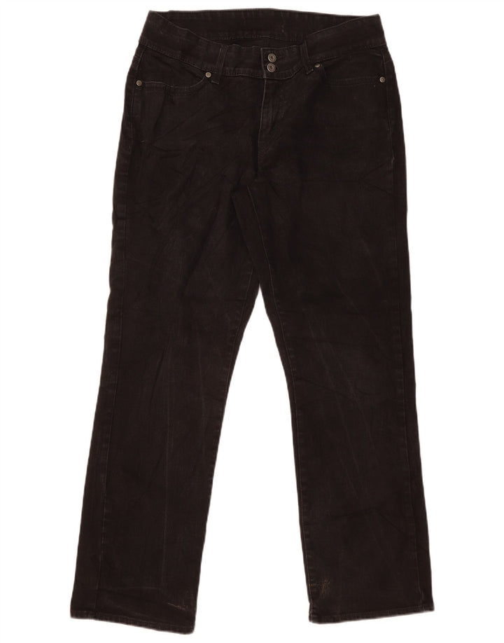 Blugi drepti pentru femei Levi's US 14 Large W32 L30 Black