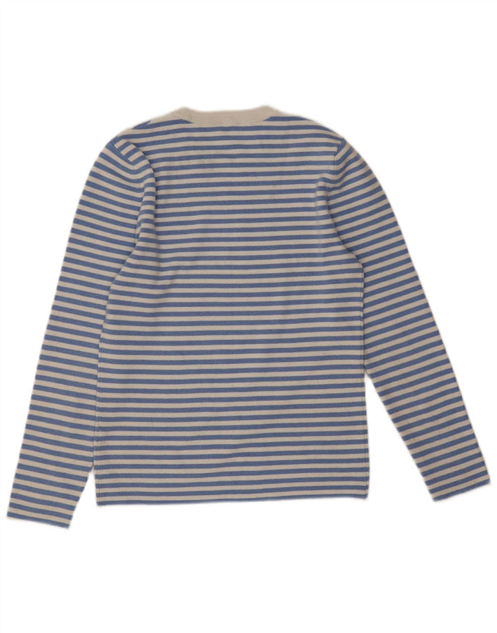 John Lewis Pulover pentru femei cu decolteu triplu UK 12 Medium Blue Dunge