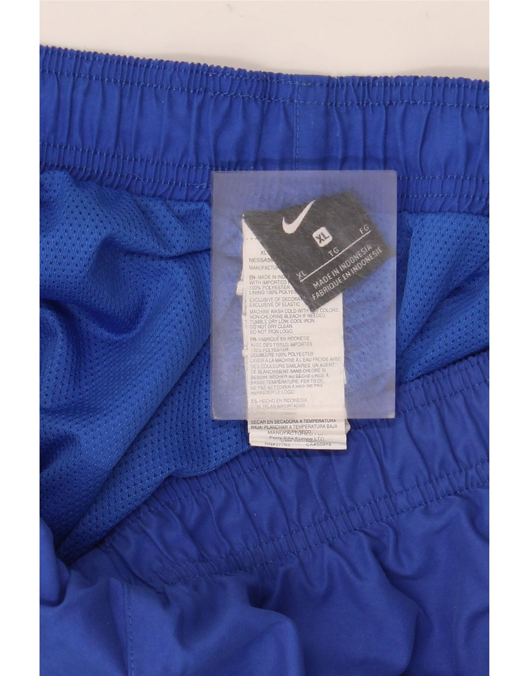 Pantaloni scurți sport Nike pentru bărbați XL, albastru, poliester