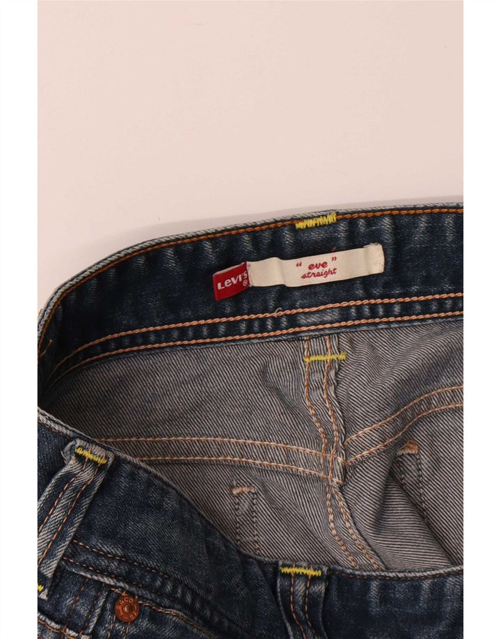 Blugi Levi's Eve Straight pentru femei W34 L27 Albastru