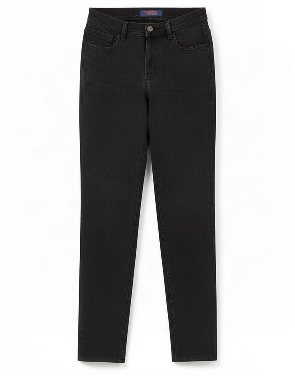 Blugi drepti pentru femei Trussardi W26 L28 negri