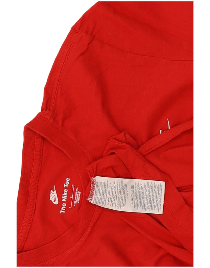 Tricou pentru bărbați Nike Top mic, roșu, bumbac