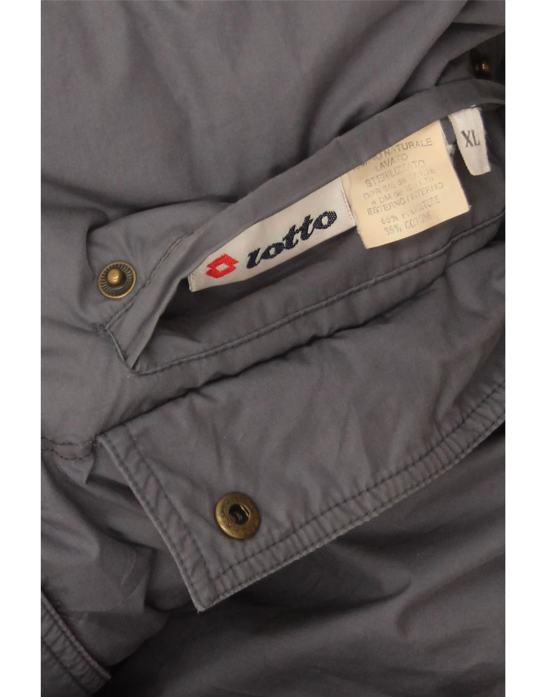 Jachetă căptușită reversibilă pentru bărbați Lotto UK 42 XL poliester gri