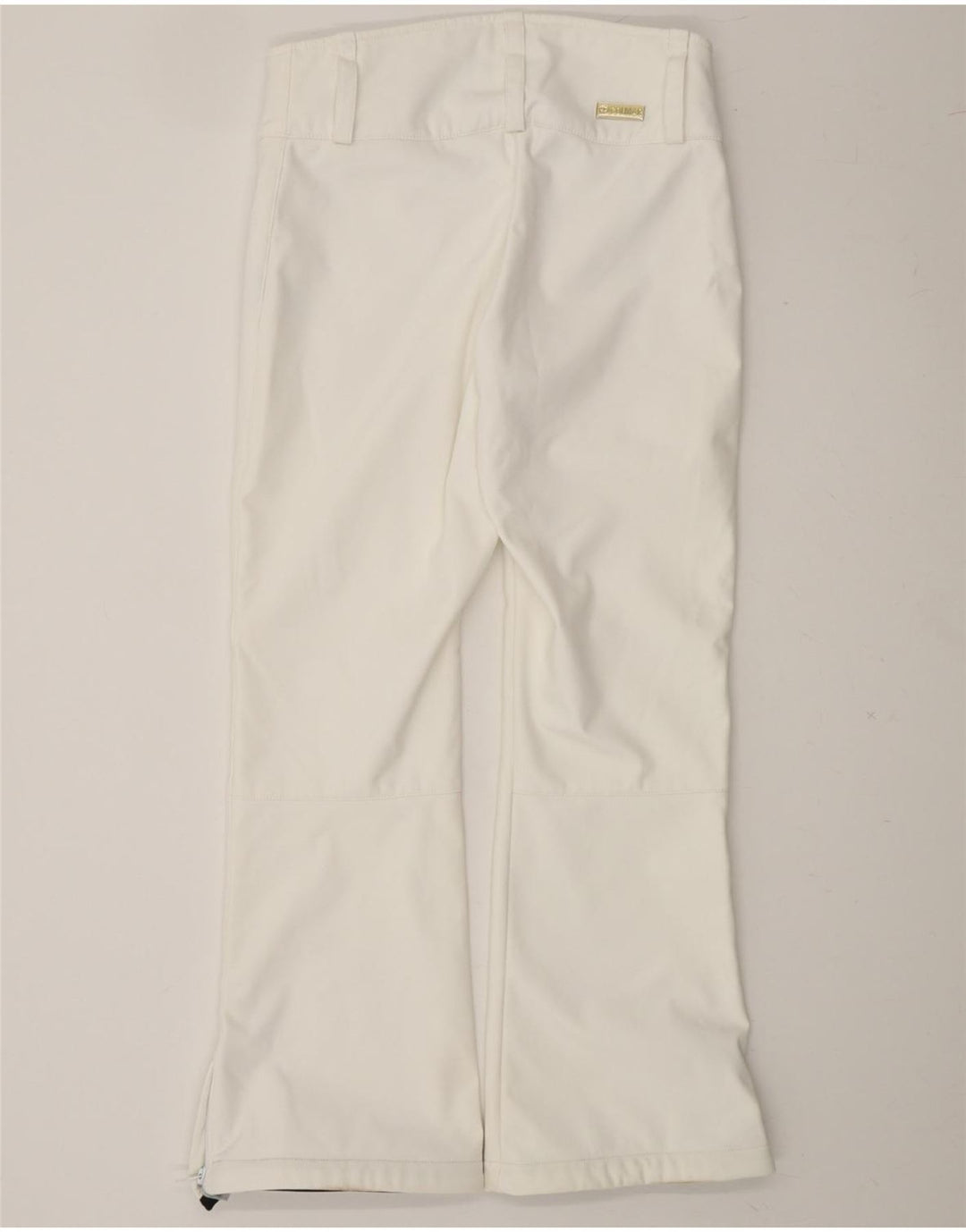 COLMAR Womens Straight Windbreaker Trousers IT 44 Medium W30 L27 White Vintage Colmar and Second-Hand Colmar from Messina Hembry 