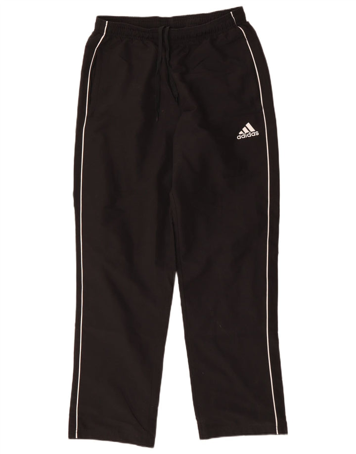 Pantaloni de trening Adidas pentru bărbați, poliester mediu negru