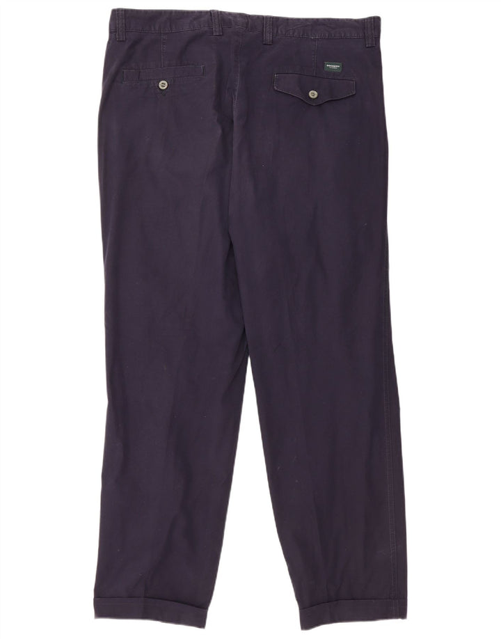 DOCKERS Pantaloni chino pentru bărbați, cu croială clasică, L36 L30, bumbac bleumarin
