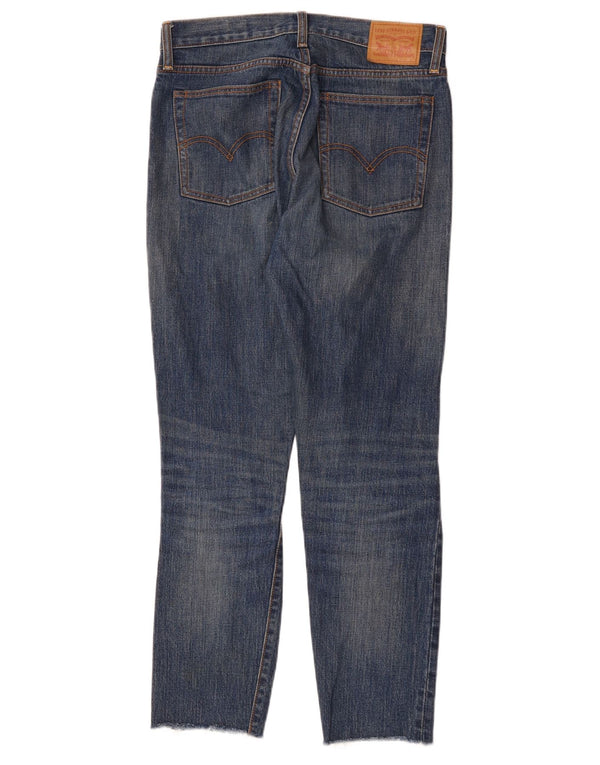 Blugi drepți cu talie înaltă Levi's pentru femei, stejar alb, L28 L28, bumbac albastru