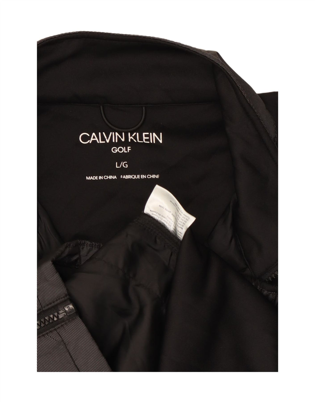 Jachetă de trening Calvin Klein pentru bărbați, mare, negru, nailon