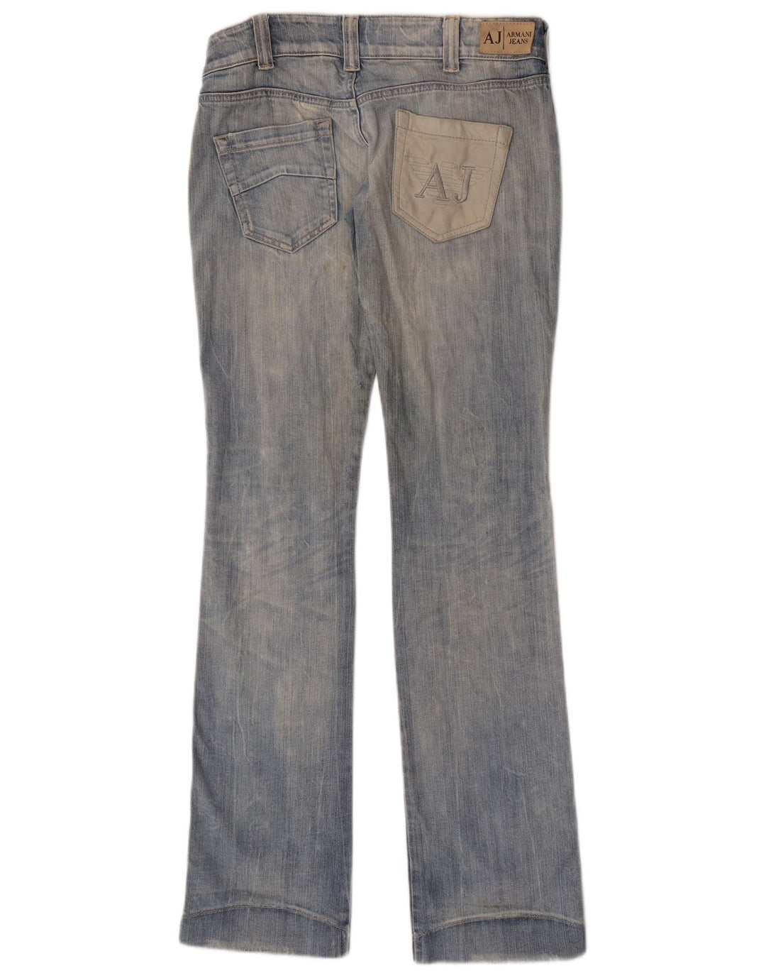 Blugi drepti pentru femei Armani W26 L34 Albastru