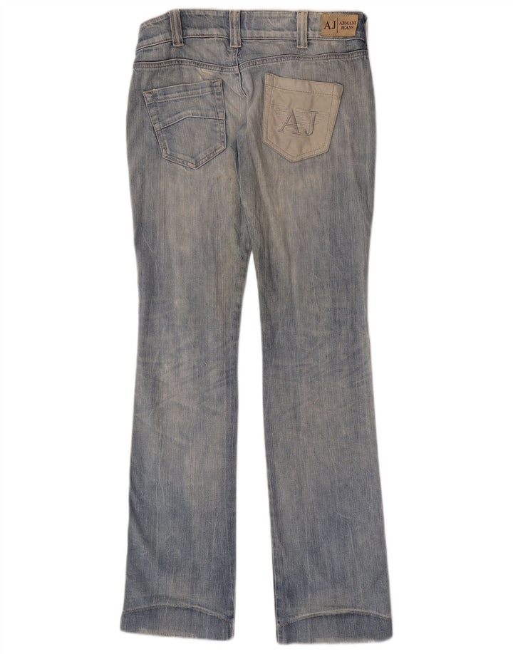 Blugi drepti pentru femei Armani W26 L34 Albastru