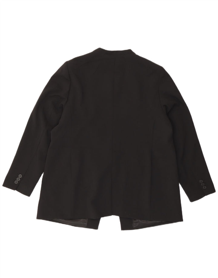 Jachetă pentru femei Marks & Spencer cu 1 nasture, UK 18 XL, poliester negru
