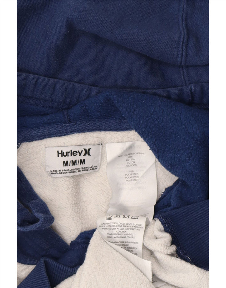 Pulover HURLEY pentru bărbați, bumbac color bloc, gri mediu