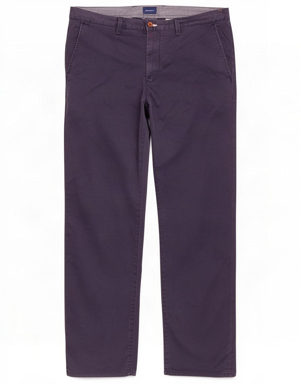 Gant Pantaloni chino drepți pentru bărbați W36 L32 Bumbac albastru