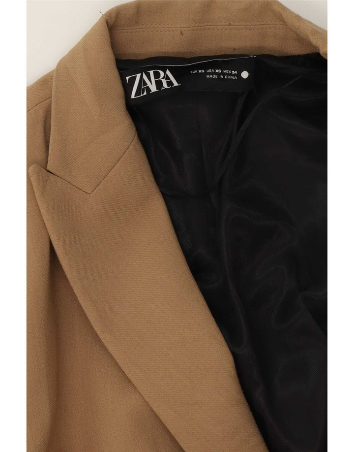 Jachetă blazer supradimensionată pentru femei Zara UK 6 XS Bej