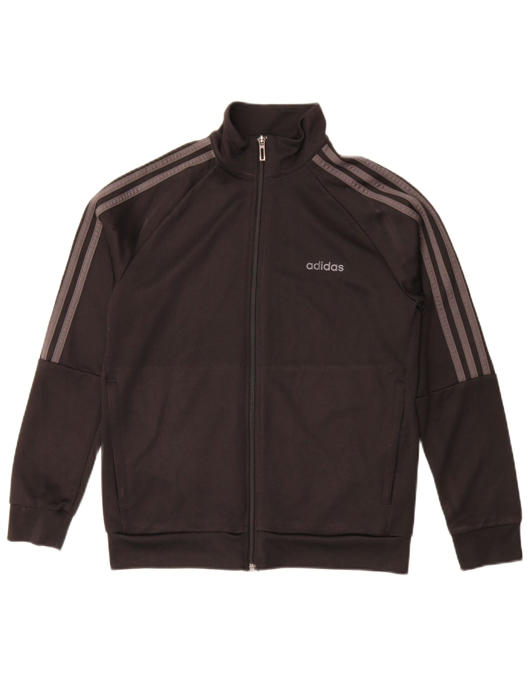 Adidas Boys Climalite Trening Top Jachetă 13-14 ani Poliester negru