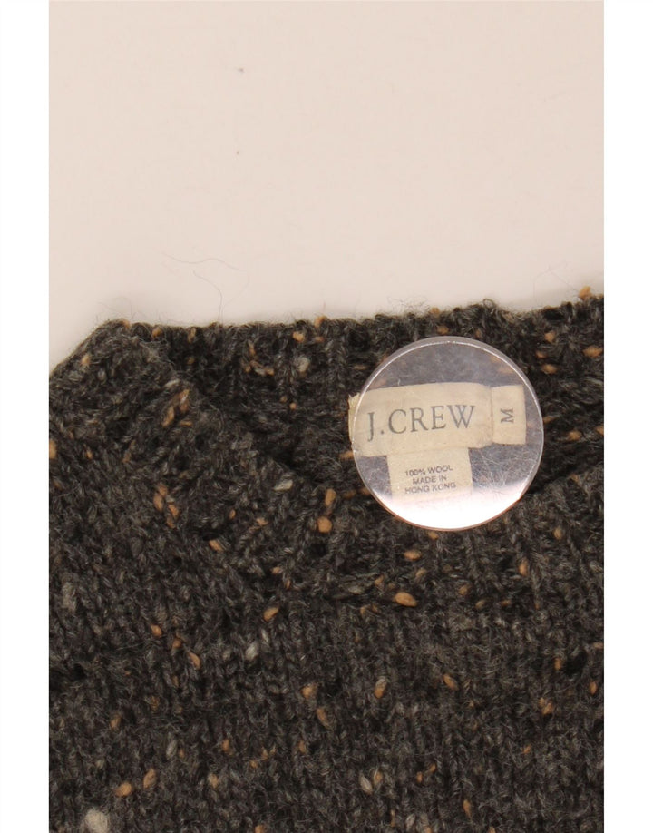 J. CREW Pulover pentru damă cu gât crew pulover UK 14 Medium Grey Flecked