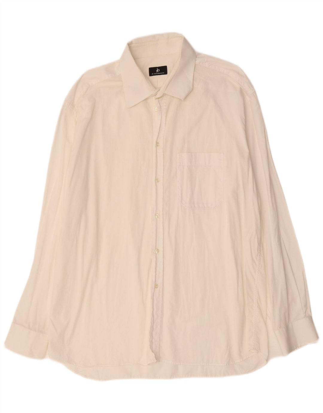 Cămașă pentru bărbați Roccobarocco Mărimea 18 1/2 46 2XL Alb