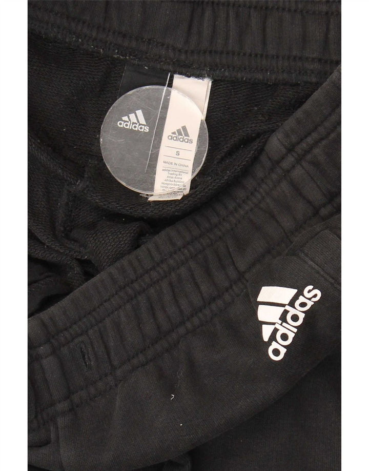 Pantaloni de trening Adidas pentru bărbați Pantaloni de jogging Mici Bumbac Negru